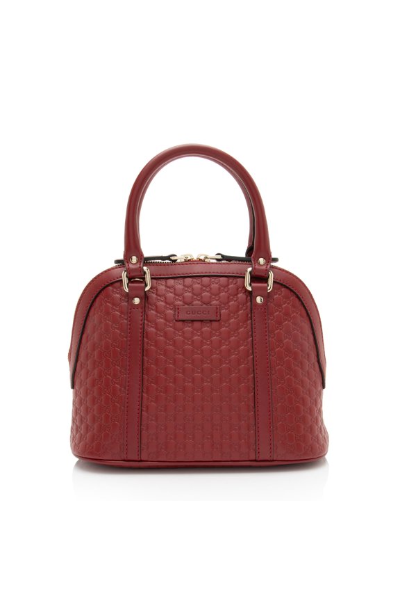 Pre-Owned Gucci Microguccissima Leather Dome Small Satchel
