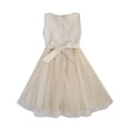 thumbnail image 5 of Girls Dress Shinning Sequins Beige Tulle Layers Wedding Pageant Kids 2-3, 5 of 5