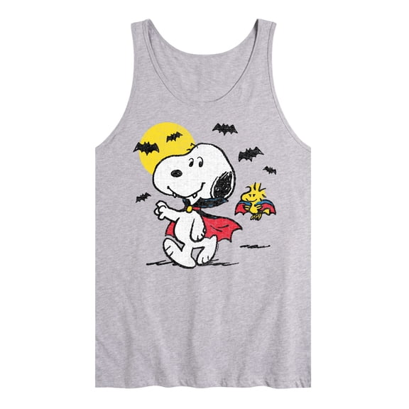 Peanuts - Vampire Snoopy Woodstock - Men's Jersey Tank Top