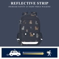 thumbnail image 5 of FORMRS Unisex School Backpack 17" Student Travel Bag with Laptop Compartment, Pixel Cat, 5 of 7
