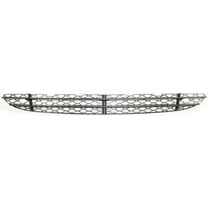 Bumper Grille Compatible With 2006 Mercedes Benz S350 2003-2006 S430 Front, Center Black
