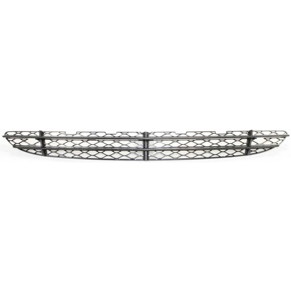 Bumper Grille Compatible With 2006 Mercedes Benz S350 2003-2006 S430 Front, Center Black