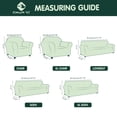 thumbnail image 5 of CHOK 2024 1-Piece Checks Stretch Sofa Cover Slipcover Couch Cover  Chair  Light Gray, 5 of 5