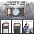 thumbnail image 4 of Magnetic Case for iPhone Air, Compatible with MagSafe Accessories, Built-in Metal Camera Ring Stand, Military-Grade Protection, Strong Magnets Slim Shockproof Skin Friendly, Orange, 4 of 8