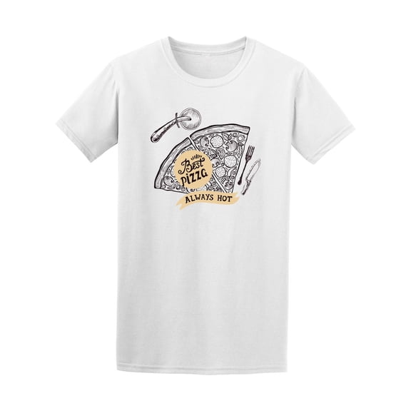 Pizza Menu Best Pizza Always Hot Doodle Tee - Image by Shutterstock