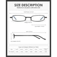 thumbnail image 3 of Gafas de lectura SOPHILY Slim Pocket, paquete de 3 unidades, color azul, 3 of 6