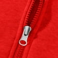 thumbnail image 6 of Resicozy Quarter Zip Hoodies For Men Loose Fit Lightweight Hiking Sportswear Comfort Oversized Sweatshirt Fashion Clothes Tops Red XL, 6 of 7