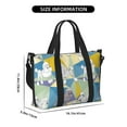 thumbnail image 2 of Honeii Cute Poodle Dog Print Hand Travel Bag,Travel Duffle Bag, Waterproof Weekender Bag,Carry On Tote Bags,Weekender Tote Bag,for Weekend and Business Travel, 2 of 7