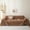 Tassels Edge-camel, variant on Washable Sofa Covers Couch Cover Loveseat Sofa Slipcover for Reclining Couch 2 Seat,Soft Throws Cover Home Decorative for Living Room, 71" x 102",Dark Chocolate