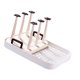 thumbnail image 5 of Estante para secar botellas, escurridor de vasos, capacidad para 6 tazas, soporte para almacenamiento de té Blanco crema, 5 of 9