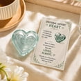 thumbnail image 3 of Emotional Support Acrylic Heart Gift, Heart Pocket Hug Mini Ornament With Encouragement Card Inspirational Keepsake Gift For Friends Family, 3 of 5
