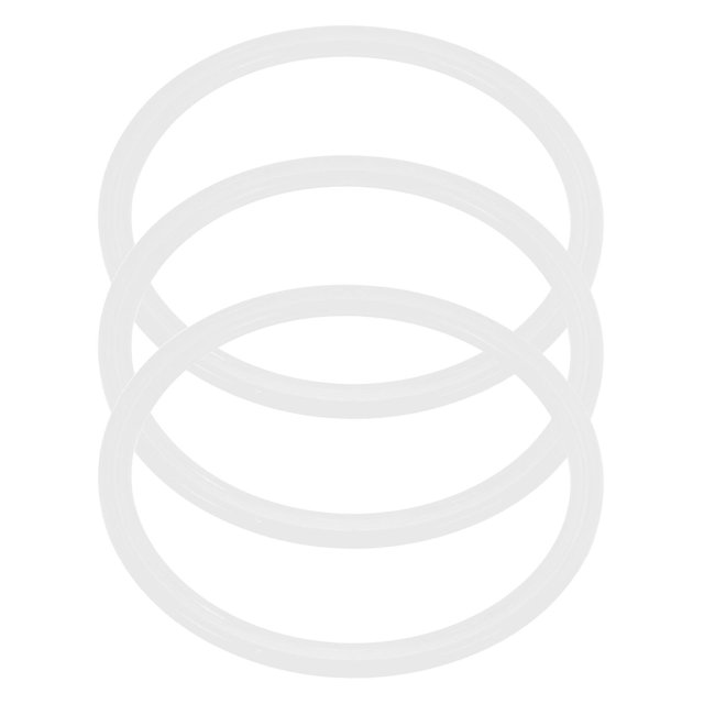 Seal Replacement Gaskets Silicone Jar Gaskets for Jar Gaskets Refrigerators Or Freezers White Airtight Sealing 3Pcs