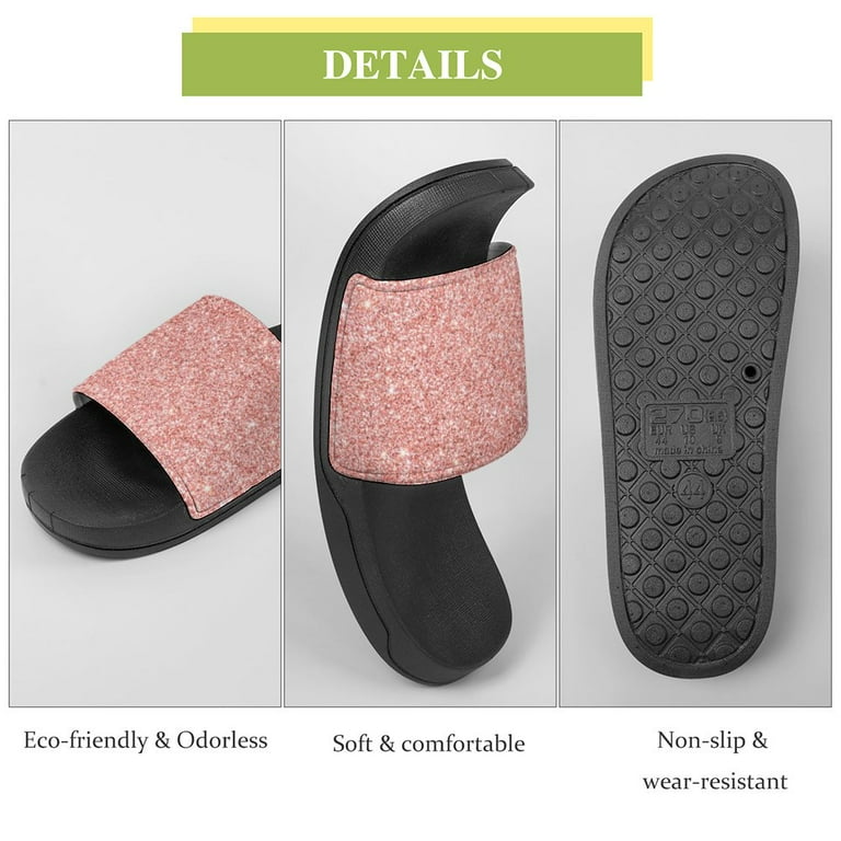 Rose gold pink slides hot sale