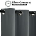 SHANNA Outdoor Curtains for Patio Waterproof,Top and Bottom Grommet