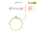thumbnail image 5 of ANGARA Natural Prong Set Diamond Promise Ring in 14K Yellow Gold for Women (Size-2.5mm| Color-H| Clarity-SI2) | April Birthstone, Anniversary, Jewelry Gift for Women | Natural Diamond Ring, 5 of 9