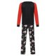 thumbnail image 1 of Conjunto de pijamas navideños familiares a juego, pijamas navideños para conjunto familiar, Top a cuadros rojos y pantalones largos, conjuntos de ropa de dormir, 1 of 5