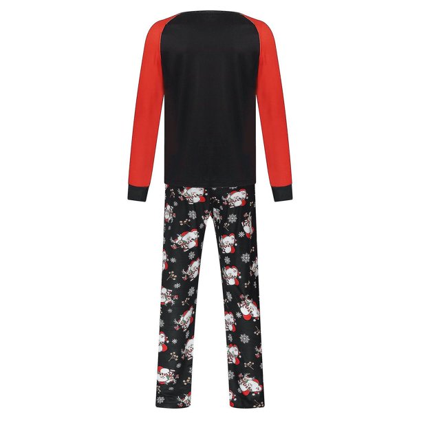 Conjunto de pijamas navideños familiares a juego, pijamas navideños para conjunto familiar, Top a cuadros rojos y pantalones largos, conjuntos de ropa de dormir