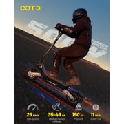 OOTD T10 Electric Scooter for Adult, 900W Peak Motor & 48V 13.5AH Battery, 30 Miles Max Speed, 11 All-Terrain Folding Electric Scooter with Dual Suspension & HD LCD Display