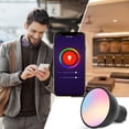 thumbnail image 4 of Bombilla LED 6W Control de voz Regulable GU10 WiFi Taza de luz inteligente Compatible con Alexa/Google, 4 of 8