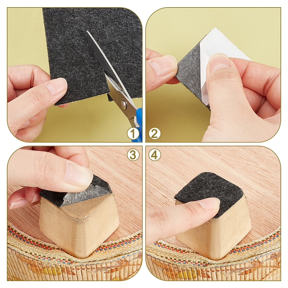 1roll Felt Fabric DIY Crafts Black 3000x300x2mm