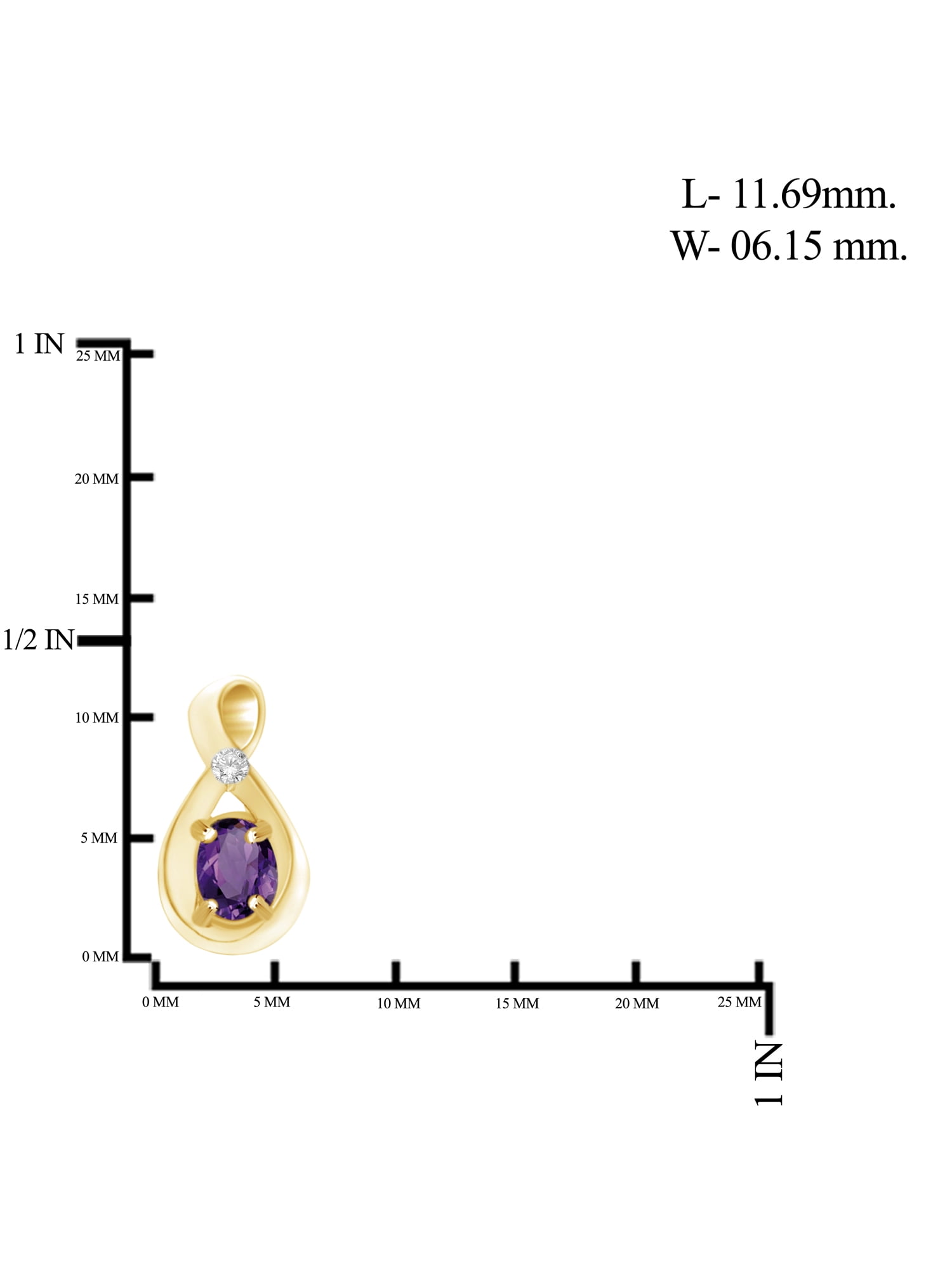 JewelersClub 0.50 CTW Amethyst Stud Earrings – 14K Gold Plated Silver (.925)| Hypoallergenic Studs for Women - Oval Cut Set with Push Backs