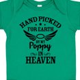 thumbnail image 4 of Inktastic Handpicked for Earth by My Poppy in Heaven with Angel Wings` Boys or Girls Baby Bodysuit, 4 of 5