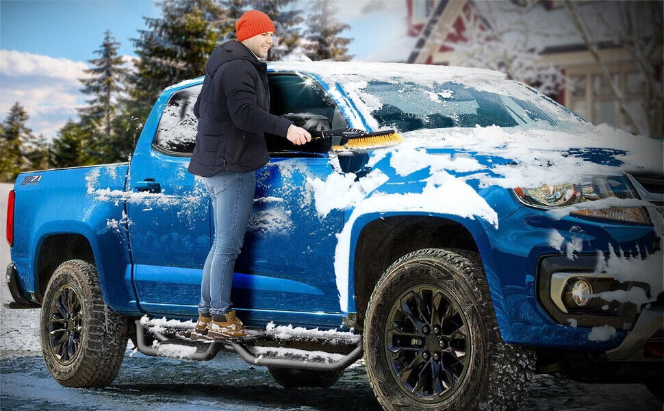 RVNI 6" Running Boards for 2015-2023 2024 Chevy Colorado Canyon Crew Cab Bolt-on Side Step Steel