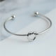 thumbnail image 3 of Sonducket Brazalete de brazo, joyería de Metal, exquisito brazalete para mujer, adorno para el cuerpo, adorno de mano, para brazos con forma Ropa, zapatos y accesorios Miscelánea Nudo, Plata, 3 of 6