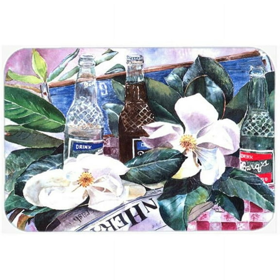 15 x 12 in. Barqs and Magnolia Glass Cutting Board, Large