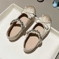 thumbnail image 5 of LvhaoGJOB Girls' Elegant Style Mary Jane Flats with Comfortable Fit and Flexible Flat Sole, 5 of 9