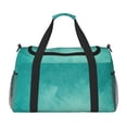 thumbnail image 1 of Disketp Teal Turquoise1 Bolsa de Viaje Tipo Duffle, Bolso de Mano para Fin de Semana para Mujer, Bolsa de Gimnasio Ligera para Hombre, Esencial para Viajes, 1 of 7