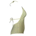 thumbnail image 3 of Traje de Baño Ocean Pacific para Mujer Completo con Elástico en Pecho y Escote Amplio, Estampado Flores Amarillo Talla CH, 3 of 4