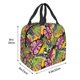 thumbnail image 3 of Easygdp Colrful Tropical Leaves Bolsa Térmica Premium - Tela Oxford Impermeable, Gran Capacidad, Bolsillo Frontal, Unisex para Trabajo, Escuela, Actividades al Aire Libre y Picnics, 3 of 8