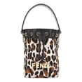 thumbnail image 2 of Fendi Mon Tresor Animal Print Sheepskin Mini Crossbody Bucket Bag, 2 of 4
