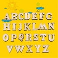 thumbnail image 4 of Tiles For Crafts, Wooden  Tiles, DIY Decor A-Z Capital Letters Light And Practical For Arts Crafts DIY Decoration Displays, 4 of 8