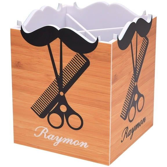 Hairdressing Scissor Holder Stand Salon Hairdresser Scissor Compartment Storage Box