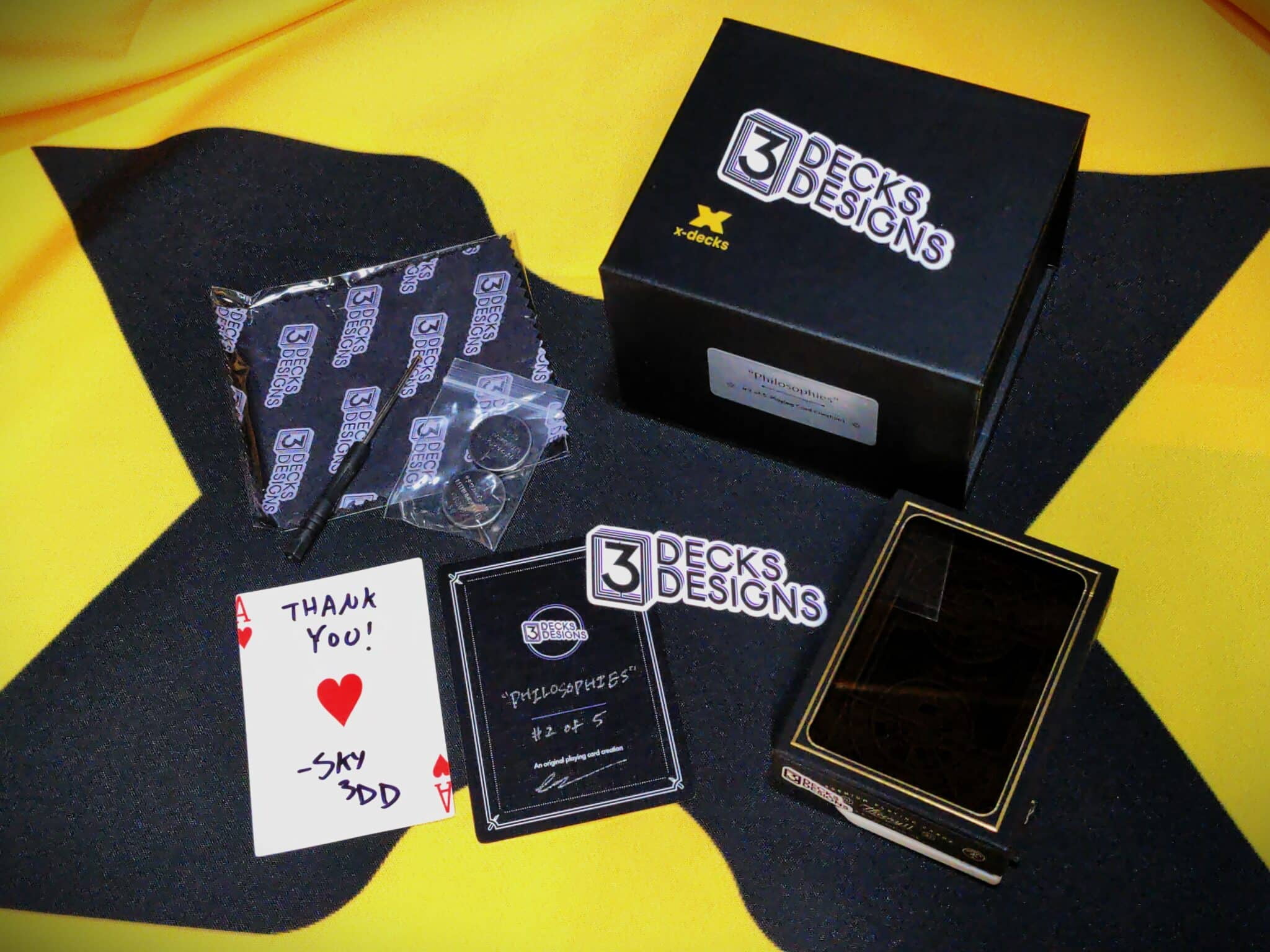 Evolution hand cut playing cards by 3Decks Designs-Thunderbird Room, Chinatown