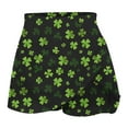 thumbnail image 5 of Tnhcen Women's Saint Patrick's Day Tennis Skirt High Waist 4 Way Stretch Built - in Shorts Running Skirt Yoga Skirt Moisture Wicking Athletic Skirt for Sports Workout Green Shamrock Print, 5 of 5