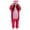 F148-Hot Pink, variant on Baby Winter Hooded Rompers Cozy Hooded Cartoon Animal One Piece Rompers Pajamas For Kids Family Matching Outfit Home Based Activities 9-10 Years
