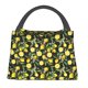 thumbnail image 1 of Fotbe Lemon Fruits Flowers Leaves Bolsa Térmica Portátil con Estampado, Bolsa de Entrega de Alimentos Aislada, Bolsa Reutilizable de Gran Capacidad para Comidas y Supermercado, 1 of 6