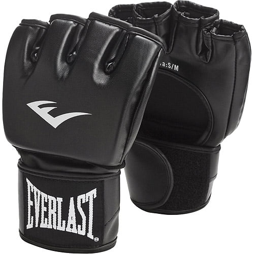 Everlast MMA Open Palm Grappling Glove, Black