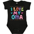 thumbnail image 3 of Inktastic I Love My Oma Granddaughter Girls Baby Bodysuit, 3 of 5
