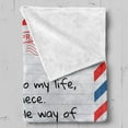 thumbnail image 4 of To My Man - Giant Love Letter Blanket - SS575, 4 of 4