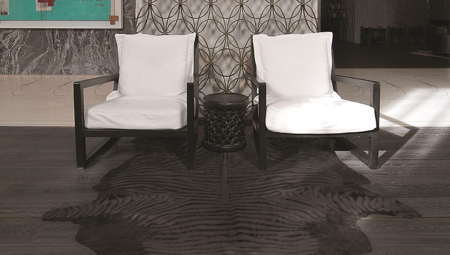 Tapis Togo En Peau De Vache