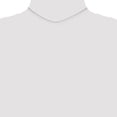 thumbnail image 2 of Auriga Fine Jewelry 14K White Gold .6mm Open Link Cable Chain Necklace 14inch for Women, 2 of 6