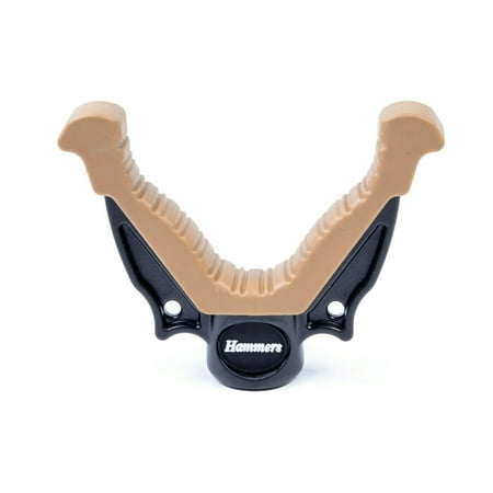 V Yoke Gun Rest Mount w/ 1/4-20 camera thread for Monopod Tripod Shooting Stick