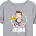 thumbnail image 3 of Ted Lasso - British Soccer - I Believe in Believe - Women's Oversized T-Shirt, 3 of 5