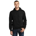 thumbnail image 3 of Port & Company Tall Pullover Hooded Sweatshirt (PC90HT) Jet Black, 4XLT, 3 of 6