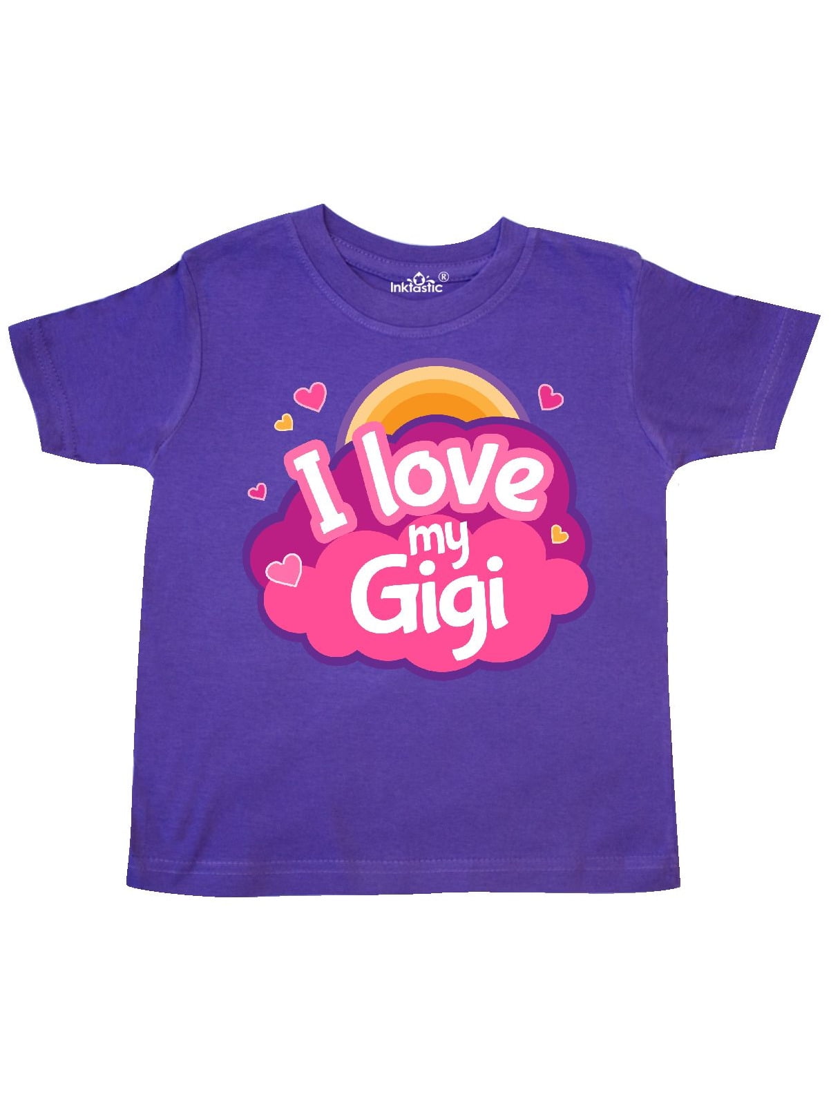 inktastic I Love My Grammy Grandchild Toddler T-Shirt