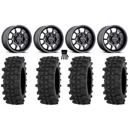 Method 409 15" Wheel Black 32" ACP Tires Can-Am Maverick R